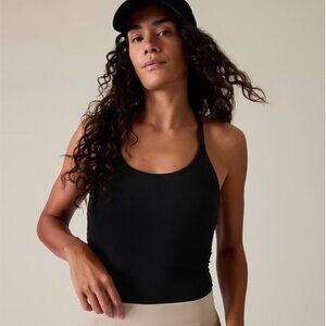 Athleta RENEW BUILT-IN BRA TANK A-C black